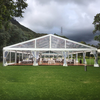 Tente d'événement 10X10 personnalisée 500 personnes chapiteau en aluminium 10M X 20M tentes de mariage imperméables pour les événements