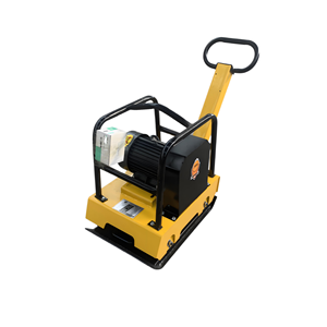 Compactadora Vibratoria Manual Amarilla con Motor para Construcción de Caminos y Suelos - Product Image 1