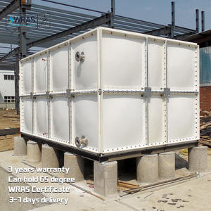 Réservoir d'eau en fibre de verre pour la récupération des eaux de pluie, durable et résistant à la corrosion - Product Image 1