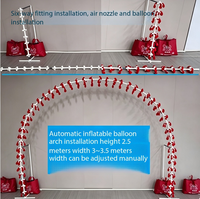 OLOVE Nouvel article de décoration, arche de ballons auto-gonflante pour mariages, banquets familiaux, colonnes de ballons gonflables, arches