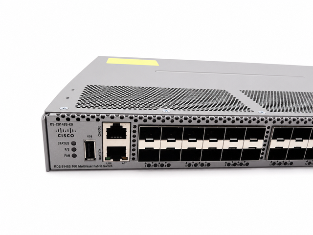 Cisco MDS San Switch DS-C9148T-24PITK9 MDS 9148T 24-port 32G FC Optics Intake