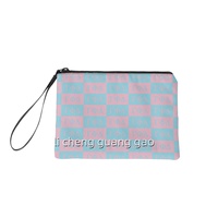 Porte-monnaie de voyage portable de haute qualité avec design personnalisé de l'alphabet grec Gamma Phi Delta Sisters et porte-carte d'identité