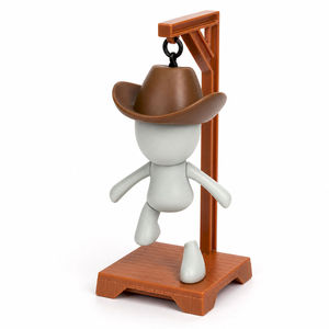 Jeu de devinettes de mots espagnols 1:1 El Ahorcado Mike, jeu de l'éducatif classique Hangman sur le thème du cowboy, jeu de société éducatif d'orthographe 12+ ans, en papier et plastique - Product Image 5