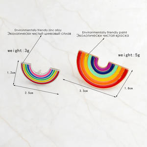 Mode Regenboog Email Pin Cartoon Schattige Mix Badges Reversspelden Cadeaus Voor Vrienden - Product Image 4