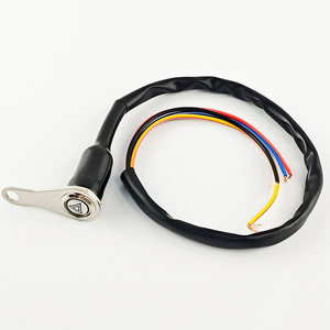 Qiangye Motorcycle Switch Handlebar Metal Button Led Self Locking With Double Flasher And Light Ring - Product Image 2