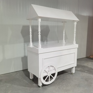 Bianco Bel Colore Della Caramella Dessert Carrelli per le Decorazioni di Nozze - Product Image 3