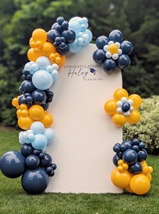 18 12 10 palloncini in lattice metallico da 5 pollici con coriandoli viola fornisce Kit in lattice con arco a palloncino per matrimonio e compleanno Set per feste - Product Image 6