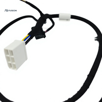 Rangkaian Kabel Chassis Bodi Kendaraan Multi-Kabel Konektor Hitam Kustom Kabel Otomotif OEM 12V 24V