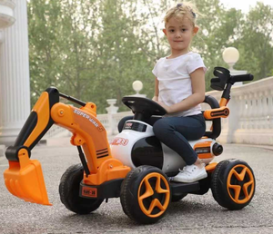 WDSMT-9188 Kids Ride <strong>on</strong> Tractor Excavator <strong>Toys</strong> 2 to 4 <strong>Years</strong> <strong>Old</strong> Battery Powered Sturdy Plastic Material Multiple Playing Gift - Product Image 4