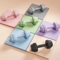 Ensemble d'haltères personnalisés avec logo, haltères octogonaux, équipement de gym, ensemble d'haltères pour salle de sport commerciale, Conjunto d'haltères
