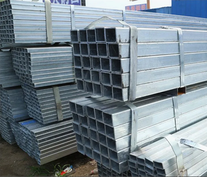 Tubi Quadrati in Acciaio al Carbonio Zincato ERW Saldati per Costruzioni, Campi Petroliferi, Recinzioni, Strutture, Tubi JIS/SABS/GS con Taglio e Piegatura - Product Image 4