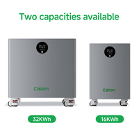 Batería Solar LiFePO4 Apilable de 16KWh 32KWh 51.2V Directo de Fábrica, Sistema de Almacenamiento de Energía Doméstica de Ciclo Profundo CAN para Uso Residencial