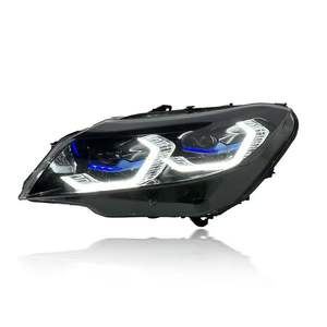 Accessori Auto SJC Fari Anteriori per <span class=keywords><strong>BMW</strong></span> <span class=keywords><strong>Z4</strong></span> <span class=keywords><strong>E89</strong></span> 2009-2016 Nuovo Aggiornamento Gruppo Faro a LED Luci Anteriori DRL Bicolore - Product Image 3