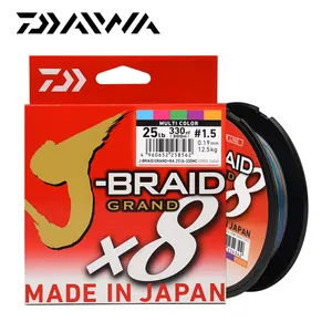 DAIWA J BRAID GRAND 14-88LB Tresse Peche 8 untai PE kepang senar pancing multifilamen untuk ikan karper buatan Jepang 300m