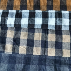 Tela de camisa a cuadros de franela más vendida 58 algodón polivinílico para camisas y prendas - Product Image 1