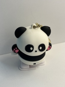 Dễ thương Panda PVC Keychains với <span class=keywords><strong>Wind</strong></span>-<span class=keywords><strong>up</strong></span> đi bộ & mahjong 'fa' thiết kế Quà Tặng vòng chìa khóa - Product Image 2