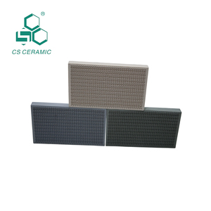 Plaque céramique <span class=keywords><strong>en</strong></span> nid d'abeille infrarouge 200x140x13 mm <span class=keywords><strong>en</strong></span> cordiérite et alumine pour cassette de cuisson industrielle au gaz - Product Image 4