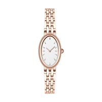 Jam Tangan Wanita Bentuk Oval Dial Kecil Mungil, Jam Tangan Fashion Terbaru, Arloji Wanita Label Pribadi