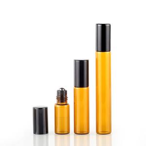 2ml 3ml 5ml 10ml Refillable Essential <b>Oil</b> <b>Roll</b> <b>on</b> Bottle With Steel Roller Ball and Plastic Black Lid - Product Image 6