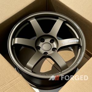 ล้อแม็กแม็ก<span class=keywords><strong>18</strong></span>นิ้ว <span class=keywords><strong>Te37</strong></span>แข่งรถ Volk แบบจำลอง Saga jdm ล้อรถยนต์สำหรับเทสลารุ่น S 5X120 5x114 3 - Product Image 3