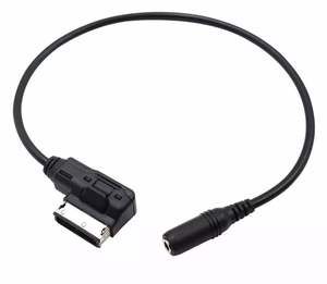 Câble audio auxiliaire femelle MMI AMI vers 3,5 mm pour <span class=keywords><strong>interface</strong></span> musicale <span class=keywords><strong>Audi</strong></span> 30 cm 1 m 1,5 m - Product Image 1