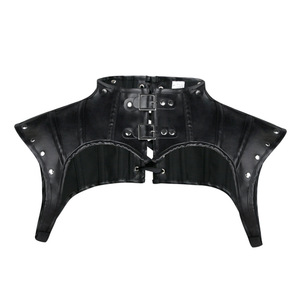 Giacca a Spalla in Pelle Gotica Steampunk Medievale da Donna, <span class=keywords><strong>Accessori</strong></span> Steampunk - Product Image 1