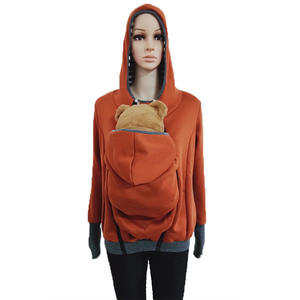 <span class=keywords><strong>Abrigo</strong></span> portador de maternidad para mujer, Sudadera con capucha para mamá, chaqueta de transporte para bebé, sudaderas cálidas para bebé - Product Image 6