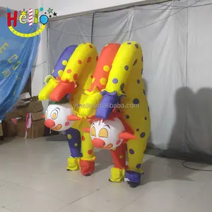 Colorful Inverted Inflatable Clown Performance Costume Circus Stage Inflatable Performance Costume