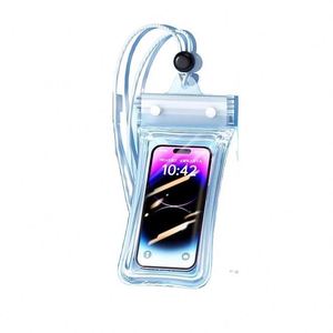 Waterproof Phone <b>Pouch</b> Case Bag With Airbag for Swimming and Floating Touch Screen Compatible Triple Sealed Diving Case - Product Image 1
