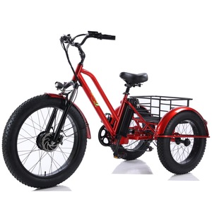 Vélo cargo électrique à assistance à la conduite pour personnes à mobilité réduite, dernier modèle, batterie au lithium amovible, cadre en alliage, frein à disque - Product Image 1