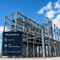 Bâtiment métallique à plusieurs étages, structure en acier Peb, bâtiment préfabriqué, structure en acier industrielle, entrepôt en acier, bâtiment métallique
