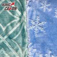 Kingcason Fabricant Grossiste de Doublure en Polaire de Flanelle de Luxe Anti-rides Tricotée à Motif Personnalisé Gaufré
