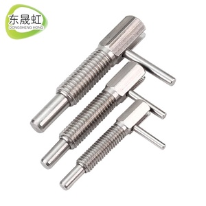Direktlieferung ab Werk: Edelstahl-Federstift, Aluminiumprofil-Querträger-Positionierer, L-förmiger Knopf, Sicherheits-Fixierstift - Product Image 1