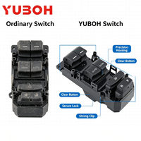 YUBOH 35750-TEA-H02 Interrupteur de lève-vitre électrique principal pour Honda Civic FC1/FC7 2016-2020 | OEM avant gauche 35750TEAH02