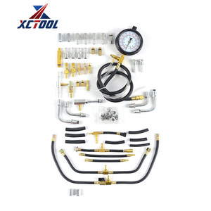 Kit de Manómetro de Presión de Combustible XCTOOL de Acero Inoxidable, Herramientas de Reparación Automotriz para Pruebas de Inyección de Combustible del Motor - Product Image 1