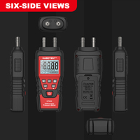 Manómetro Digital Diferencial Portátil HABOTEST HT636, Medidor de Presión de Aire, Detector de Flujo de Aire, Protección IP55, 0.2%, 1 Año de Garantía
