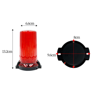 ไฟสัญญาณเตือนแบบหมุน LED 10-80V ไฟแฟลช ไฟฉุกเฉินสำหรับเสาสูง ติดตั้งด้วยแม่เหล็ก พร้อมปลั๊กจุดบุหรี่ มาตรฐาน CE สำหรับรถบรรทุก - Product Image 4