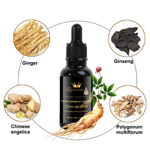 Botella de suero para el cabello de aceite de coco de vidrio de 30ml/60ml OEM, <span class=keywords><strong>tratamiento</strong></span> para el crecimiento del cabello con peine de pulpo de masaje - Product Image 3