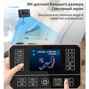 Rumah Nol Gravitasi Kursi Pijat Pemanas Listrik Recline Penuh Tubuh Cerdas CE Pijat Sofa Kulit Asli Rileks Sakit Punggung - Product Image 3