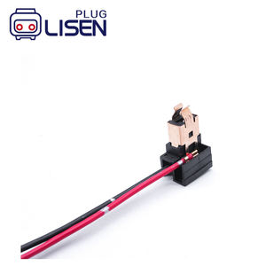 مقبس لمبة سيارة H1 H3 بسلك مزدوج ونواة نحاسية، موصل مقبس مصباح السيارة من البكلايت مع أسلاك توصيل - Product Image 2