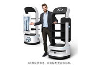 Robot commercial humanoïde Alice AI à écran tactile de 13,3 pouces, multilingue et vocal, pour la réception