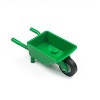 Bloques de Construcción de Partículas Pequeñas Moc DIY 98288, Accesorios para Carretilla de Una Sola Rueda, Herramienta de Transporte para Construcción e Ingeniería Urbana