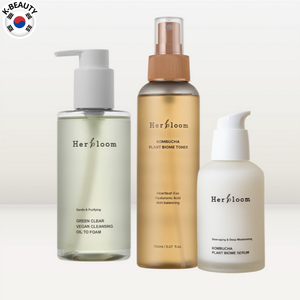 Ensemble de soins vegan anti-âge à la kombucha Herbloom pour peaux sensibles - Product Image 4