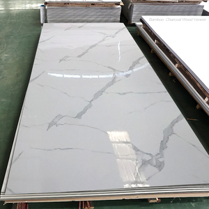 PVC大理石墙板 竹炭木饰板 用于室内装饰背景墙 客厅和商业空间 - Product Image 3