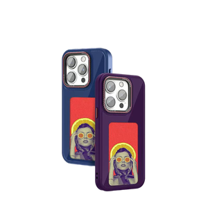 Tự Làm Trường Hợp Sang Trọng Thông Minh E Ink Màn Hình Hiển Thị NFC Trường Hợp Điện Thoại Cho Iphone 13 14 15 Pro Max - Product Image 4