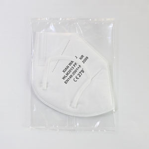 หน้ากาก <span class=keywords><strong>Ffp2</strong></span>แบบใช้แล้วทิ้งพับได้และพิมพ์โลโก้ตามสั่งมีสีขาวและสีดำพร้อมส่งผ่านการรับรอง CE - Product Image 3