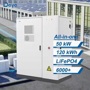 Deye新型GE-F120-2H2太阳能储能LiFePO4电池，具有50KW连续功率输出和120KWh总能量容量 - Product Image 1