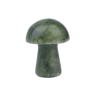 Mignons sculptures de champignons en pierre naturelle éco-responsable (Aventurine, Quartz Rose) pour la décoration intérieure