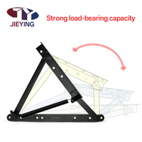 Mécanisme de lit escamotable pour canapé JIEYING, charnière à ressort triangulaire, quincaillerie de mobilier, support pliant en métal