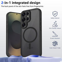 Étui de protection magnétique mat dépoli pour téléphone portable Samsung Galaxy S26 Ultra S25 S24 A57 A37 A36 A07 A34 A35 A55 A56